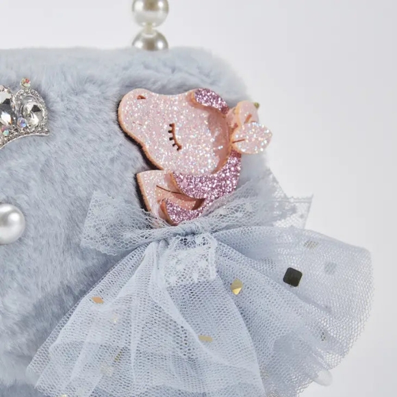 'Miss Spring' Blue Purse - Picture 5 of 5